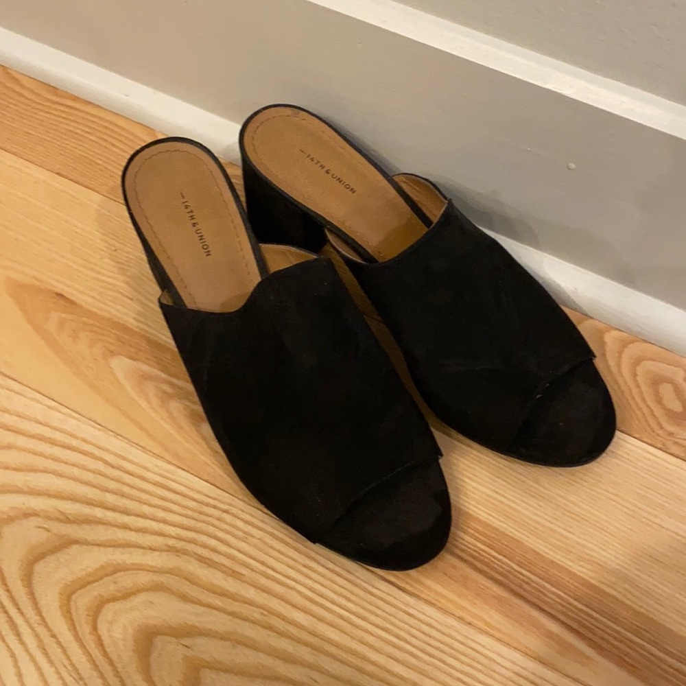14th and union peep toe shoe